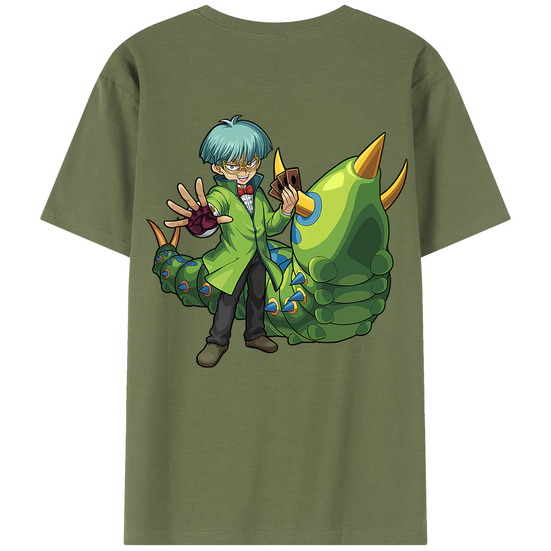 （画像用） 遊☆戯☆王 Yu-Gi-Oh! 綿100％半袖Tシャツ（背面プリント）